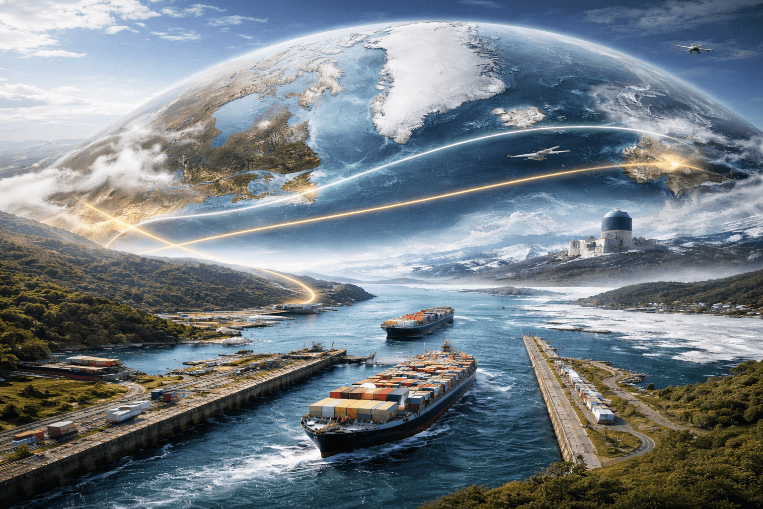 El Canal de Panamá, Groenlandia y las Rutas del Ártico: Una triada esencial para la Seguridad Nacional de los Estados Unidos